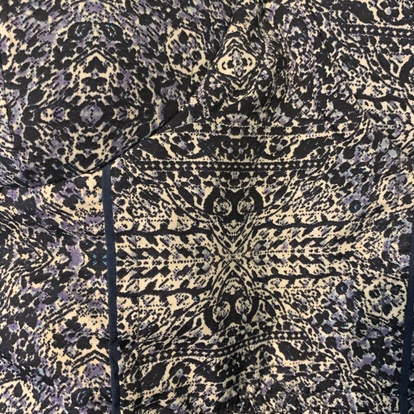 navy patterned sun dress - Picture 3 of 7